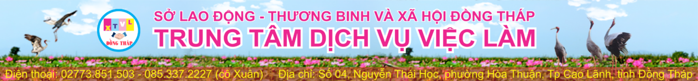 Trung Tâm Dịch Vụ Việc Làm Đồng Tháp