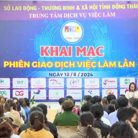 Đồng Tháp: Đẩy mạnh công tác đào tạo nghề giải quyết việc làm | Lao động Việc làm – 1/10/2024